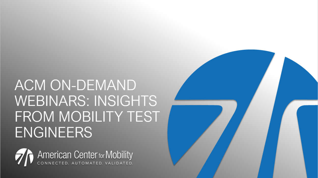 ACM On-Demand Webinars