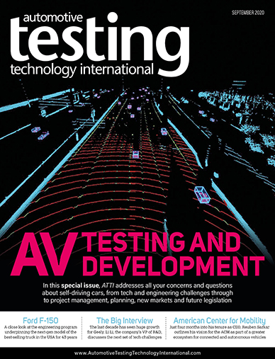 Interview with Reuben Sarkar – Sept 2020 Automotive Testing Technology International