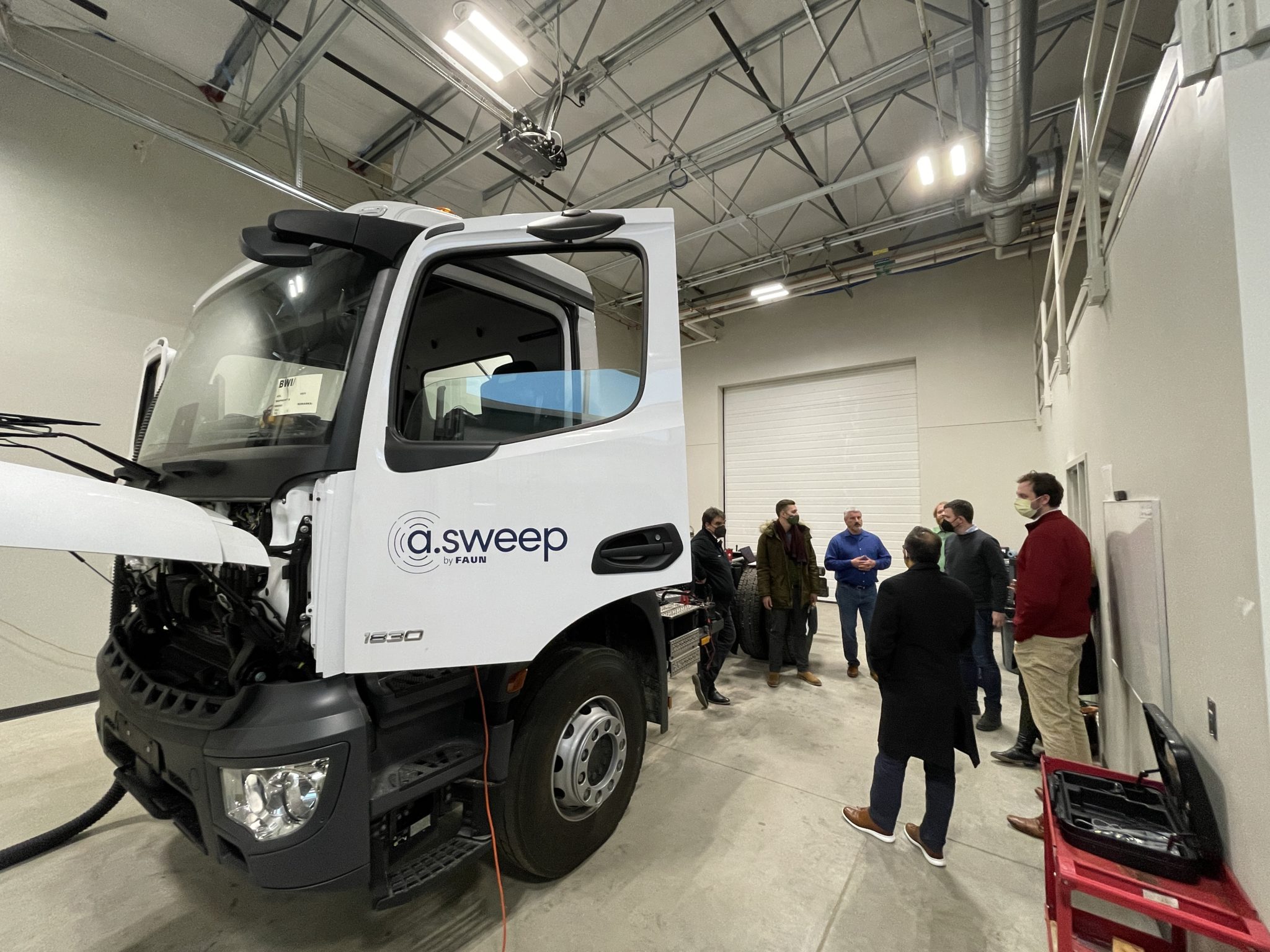 Successful Demonstration of the "Autonomous Street Sweeper" at ACM in Ypsilanti, Michigan