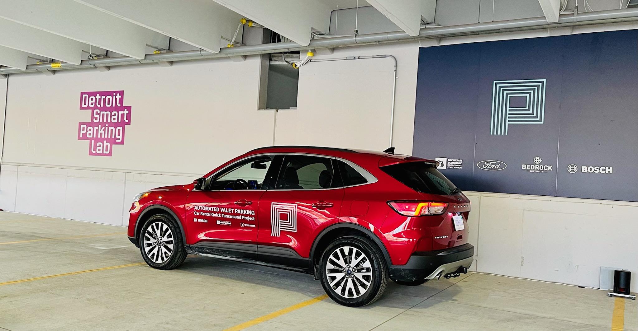 Enterprise Tests Autonomous Parking at the Detroit Smart Parking Lab