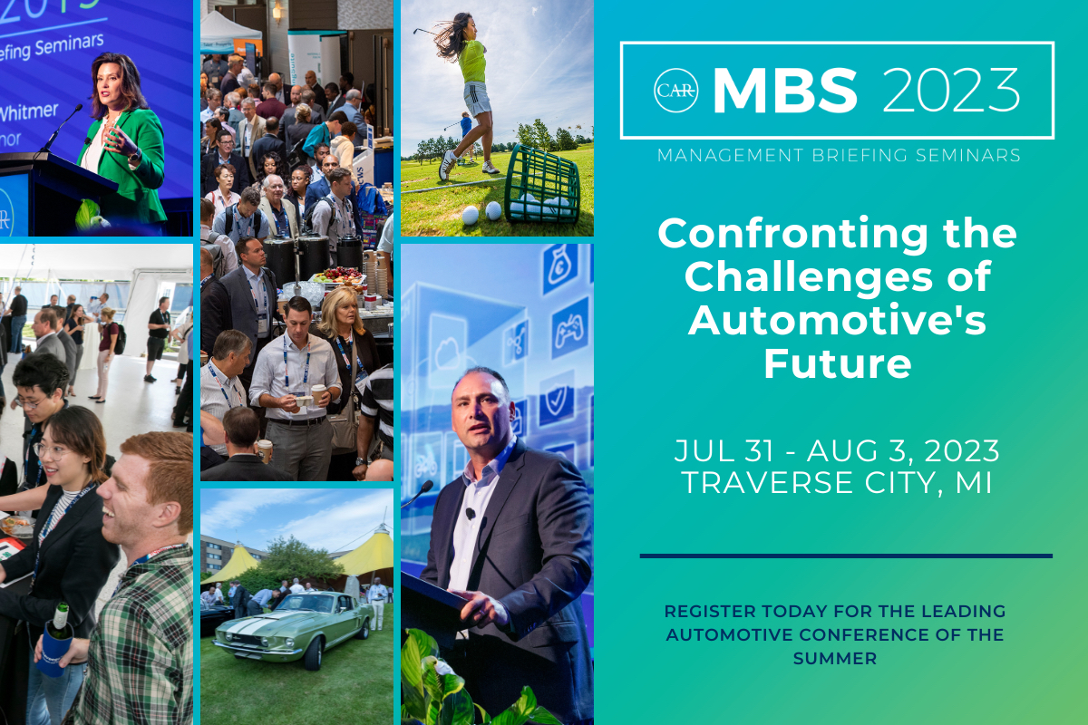 Join us at the 58th Annual CAR Management Briefing Seminars at the Grand Traverse Resort in Traverse City, MI!
