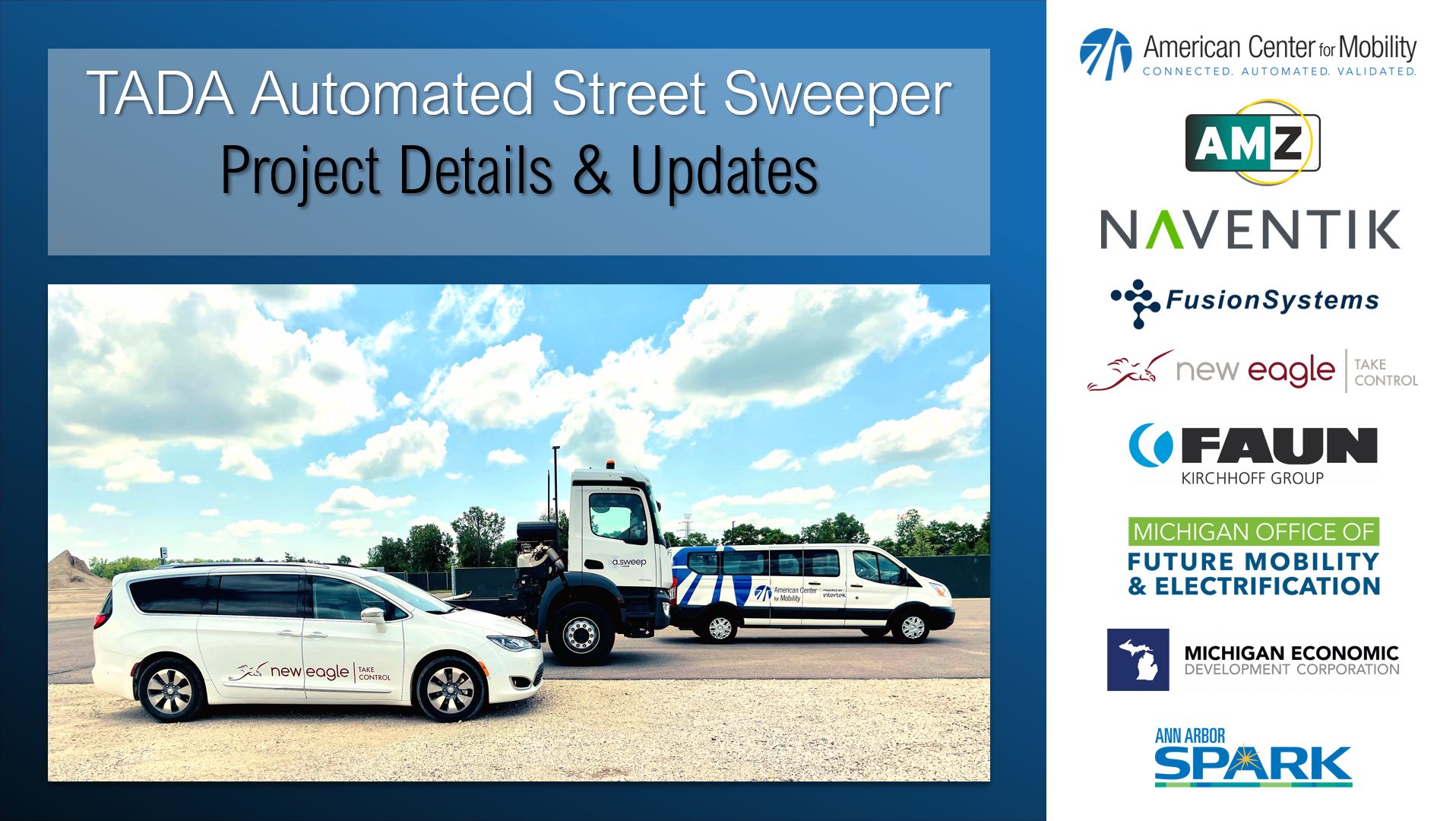TADA Automated Street Sweeper
