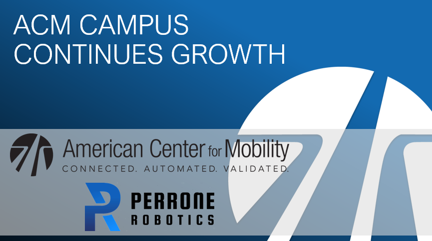 ACM CAMPUS CONTINUES GROWTH AS PERRONE ROBOTICS SOLIDIFIES RESIDENCY COMMITMENT