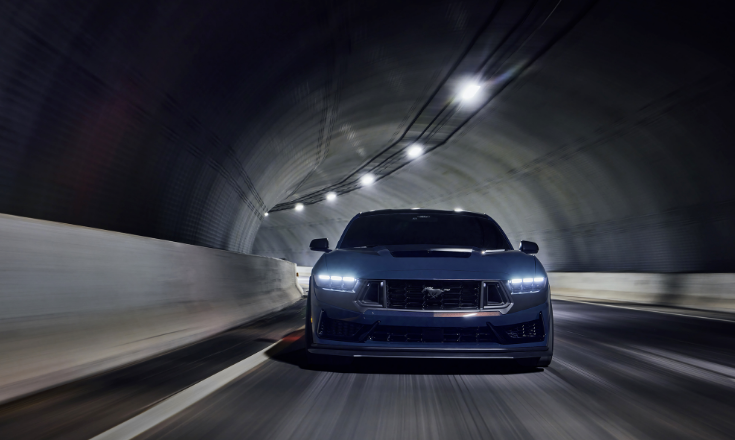 Vehicle driving through ACM's tunnel